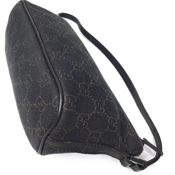 Authentic Gucci brown monogram small baguette bag - Picture 13 of 16